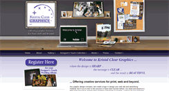 Desktop Screenshot of kristalcleargraphics.com
